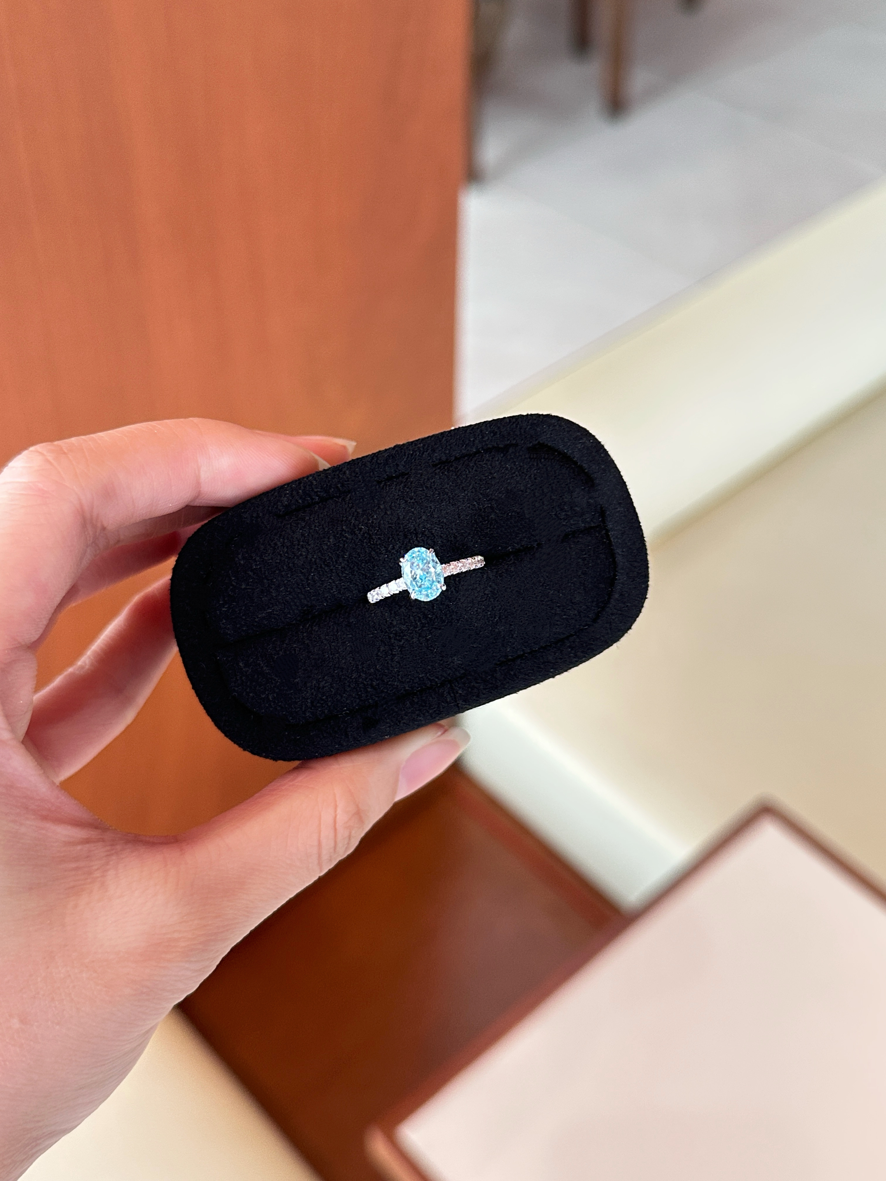 Evie Aquamarine ring