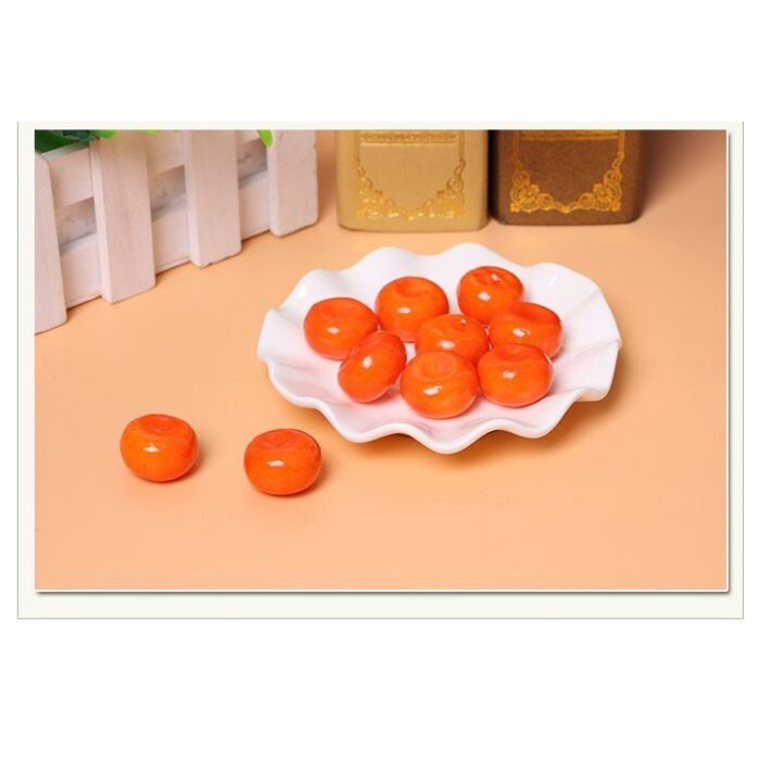 【台灣現貨速發】多肉植物配件--小橘子 (人造仿真水果)3元