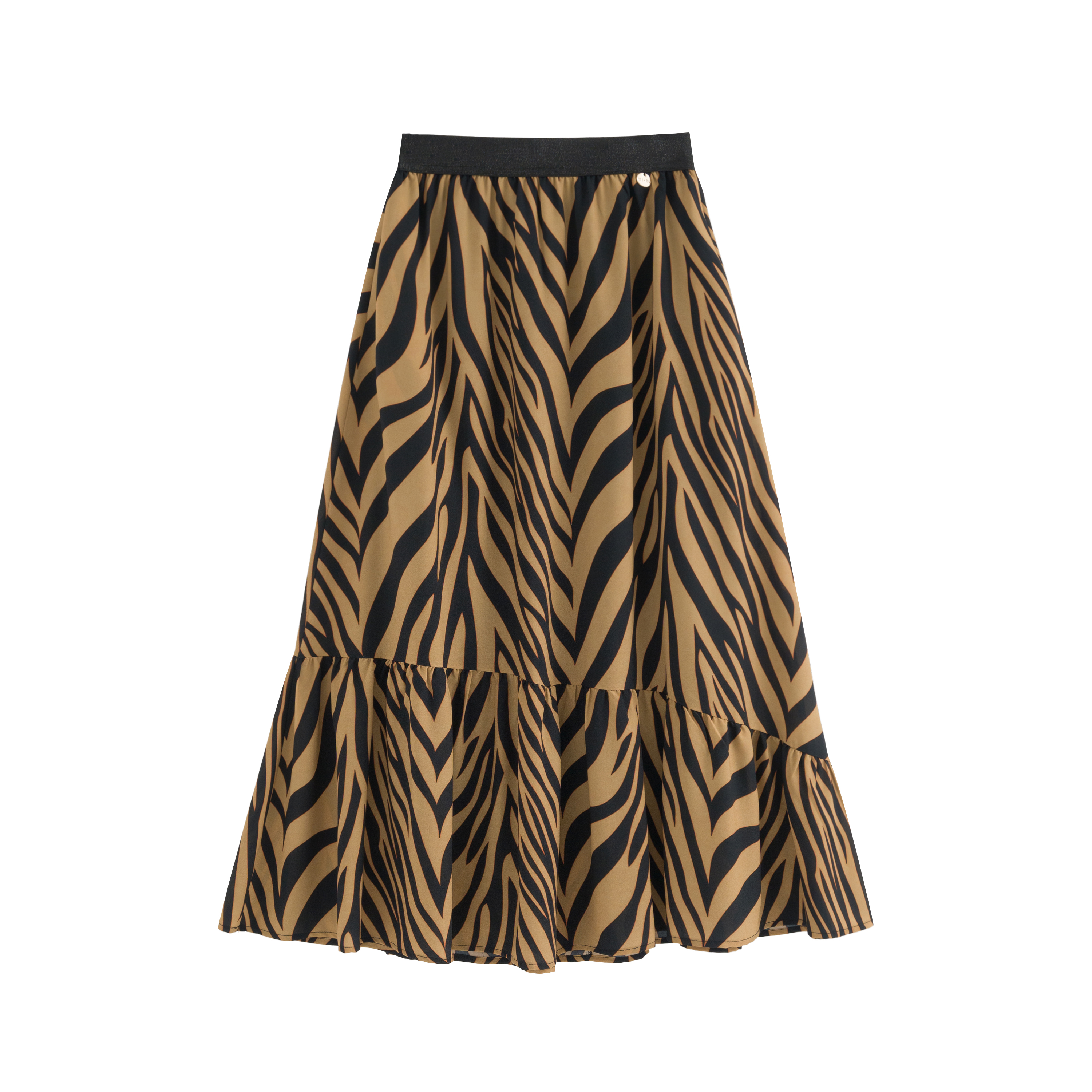 mi-tu 斑馬紋半身裙