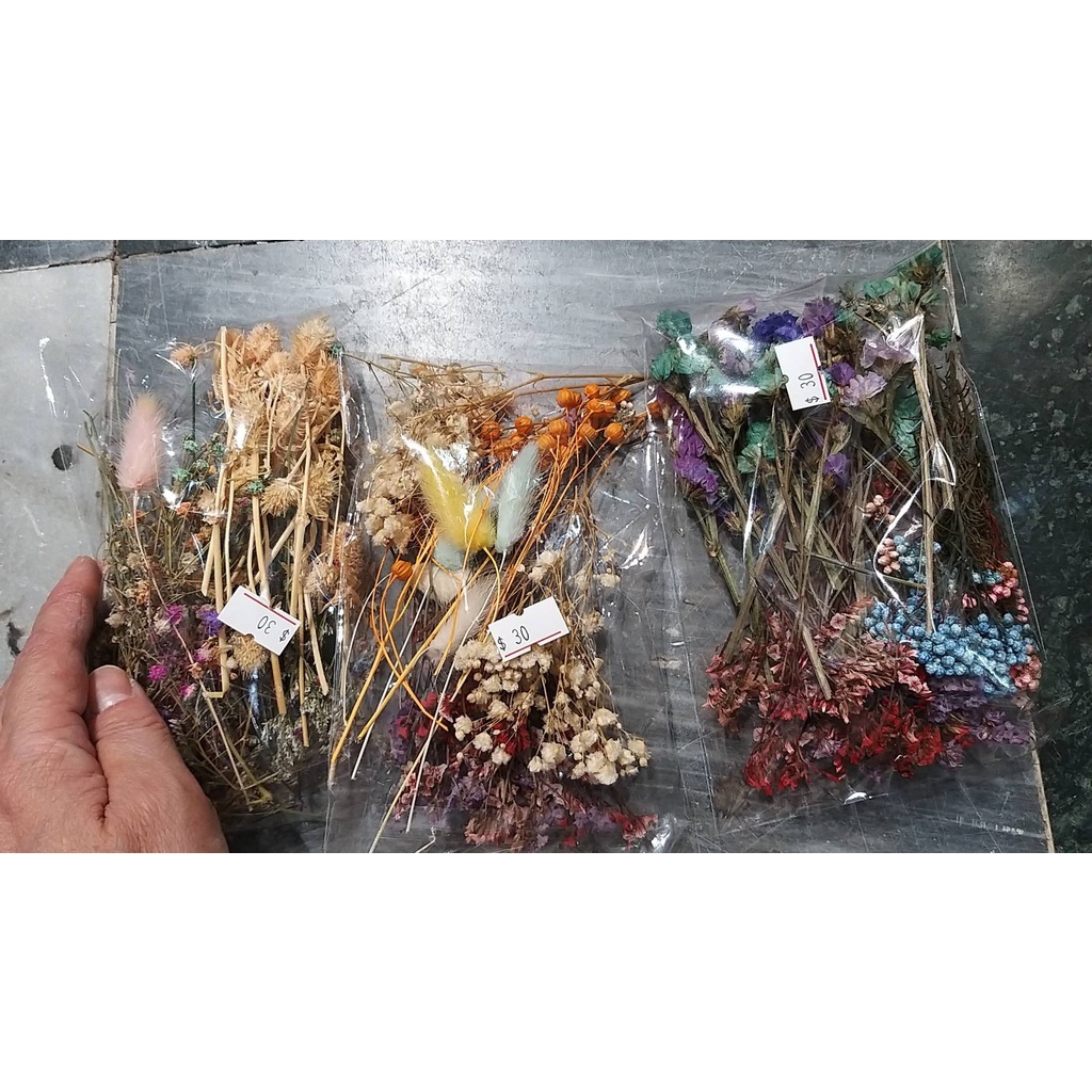 【台灣現貨速發】零碼花材組合包 綜合花材｜乾燥花頭 碎花瓣 短枝乾花 乾燥葉子