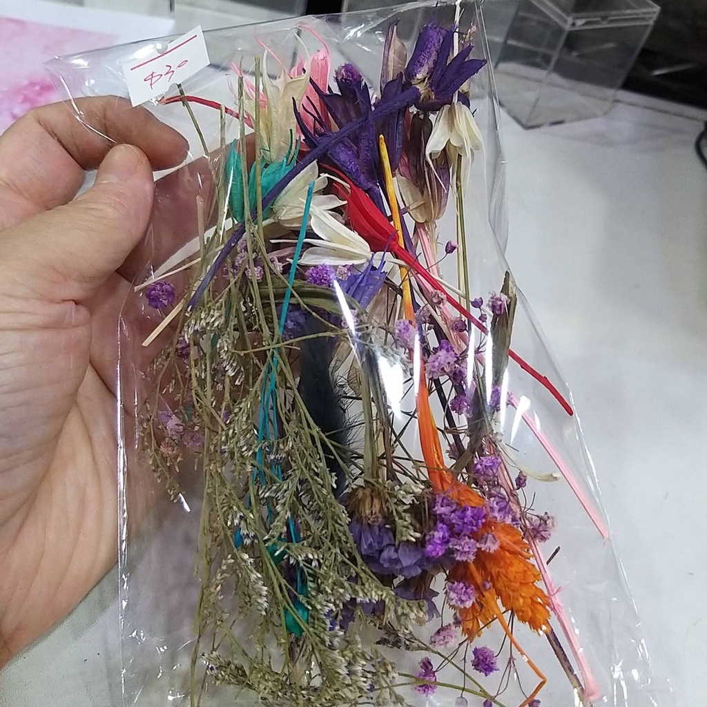 【台灣現貨速發】零碼花材組合包 綜合花材｜乾燥花頭 碎花瓣 短枝乾花 乾燥葉子