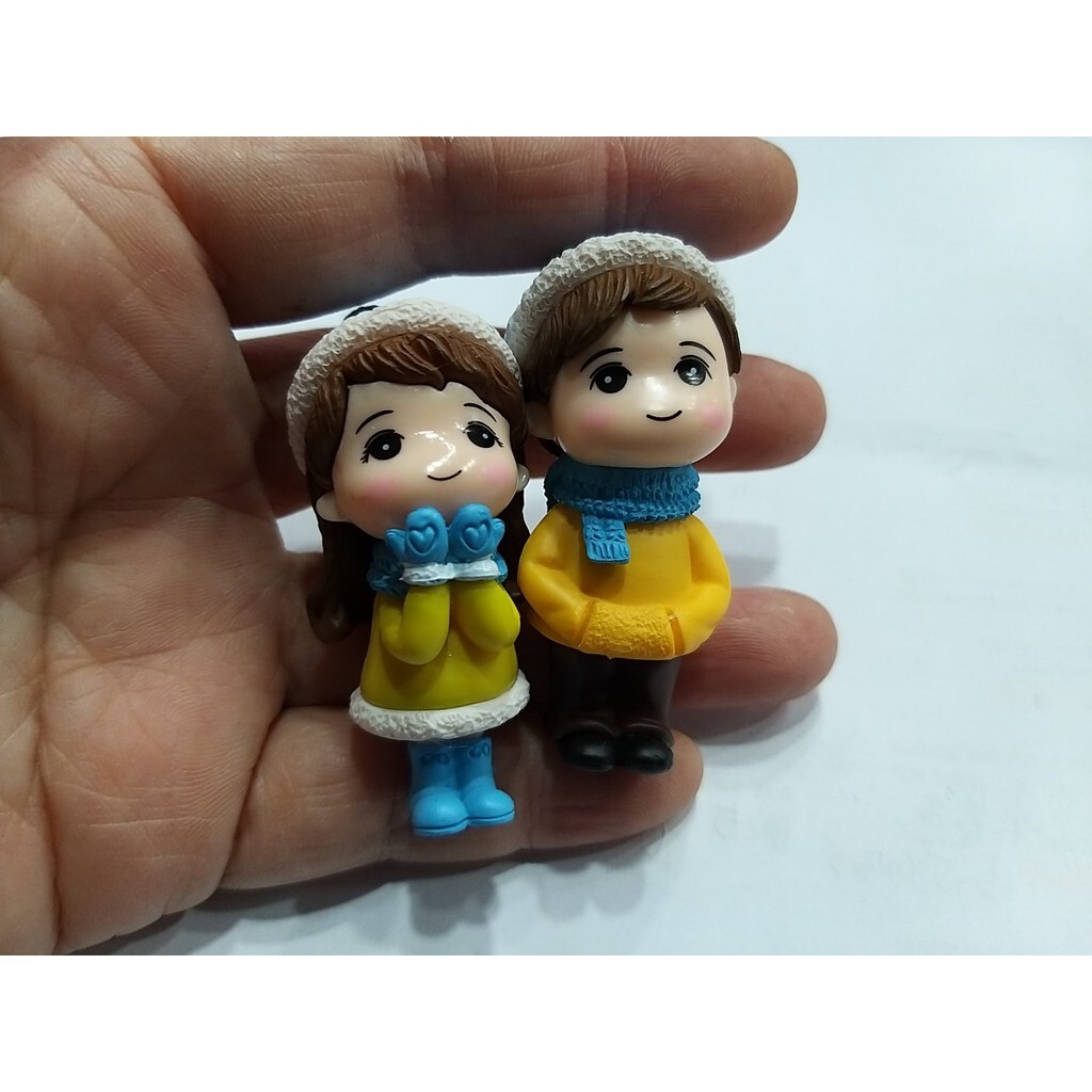 【台灣現貨速發】毛衣毛帽情人小公仔一對60元**有現貨