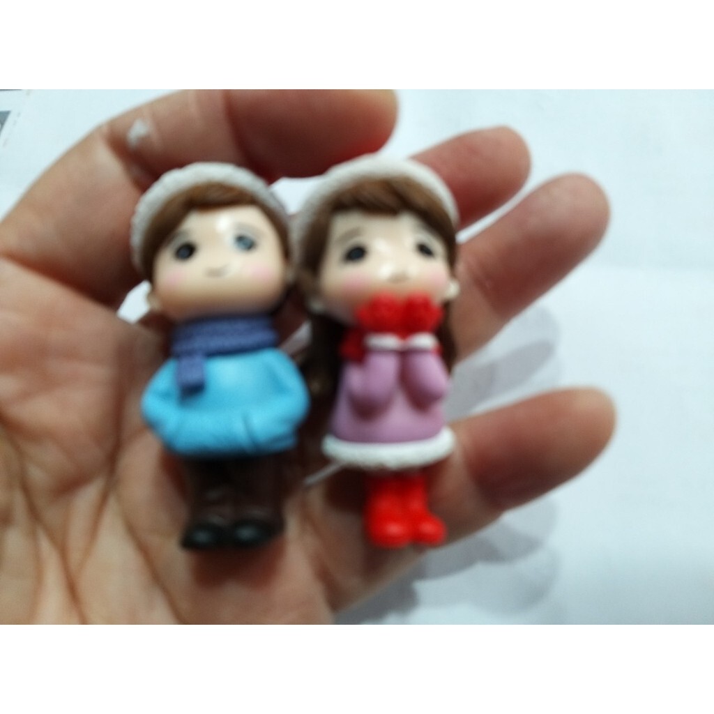 【台灣現貨速發】毛衣毛帽情人小公仔一對60元**有現貨