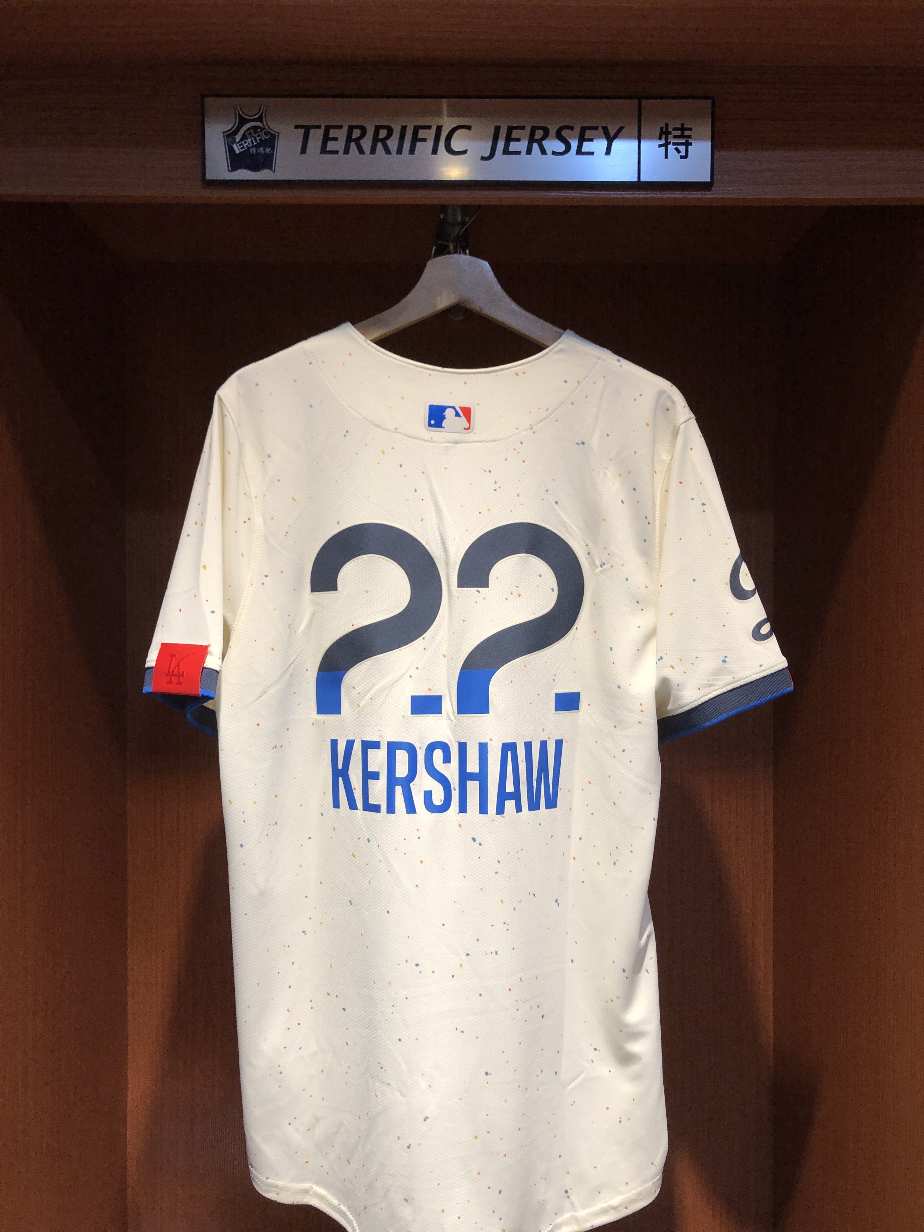 MLB球衣 Clayton Kershaw 洛杉磯道奇城市 Nike Limited Player Name Jersey 球迷版 熱轉印 全新