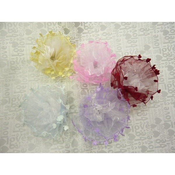 【台灣現貨速發】桃心邊紗裙花套 紗裙套