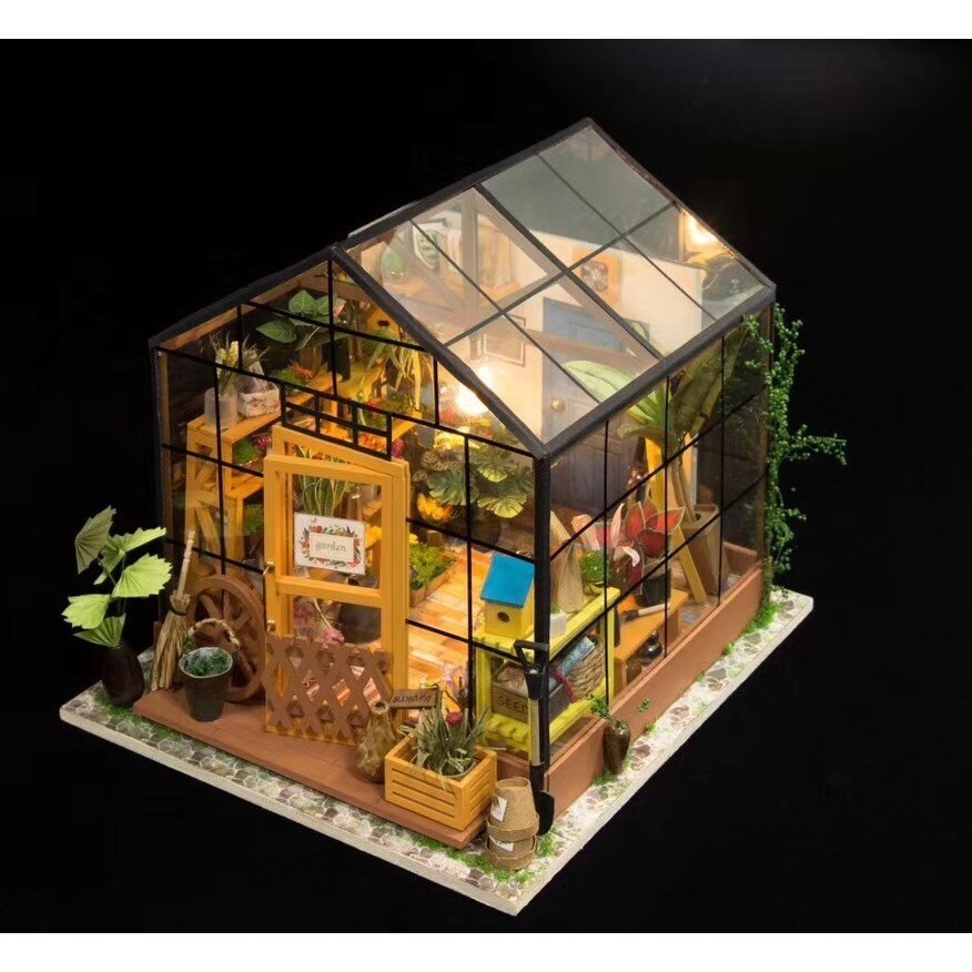 【台灣現貨速發】袖珍屋/微景觀花園//花房材料包**一套650元**有現貨