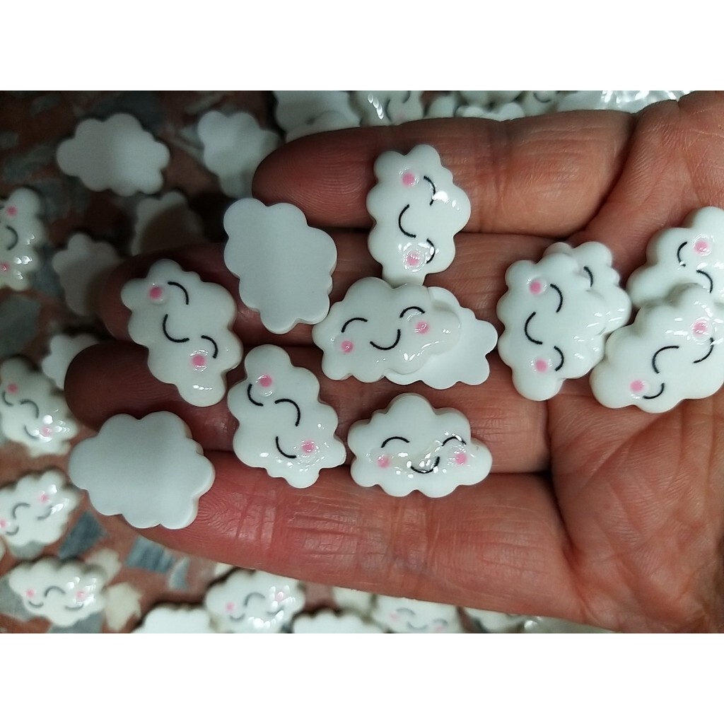 【台灣現貨速發】手機飾品迷你配件//手工藝貼片(蘿蔔/雲朵/玉米/鳳梨)