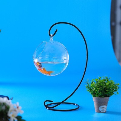 【台灣現貨速發】吊水晶球｜吊玻璃圓球架 吊球鐵架