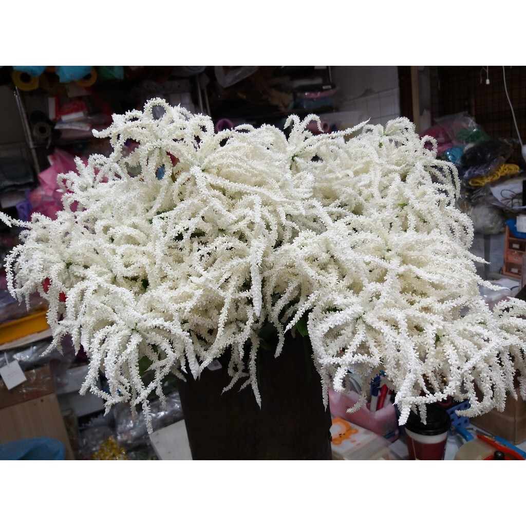 【台灣現貨速發】白色藤果花//(人造花)**有現貨