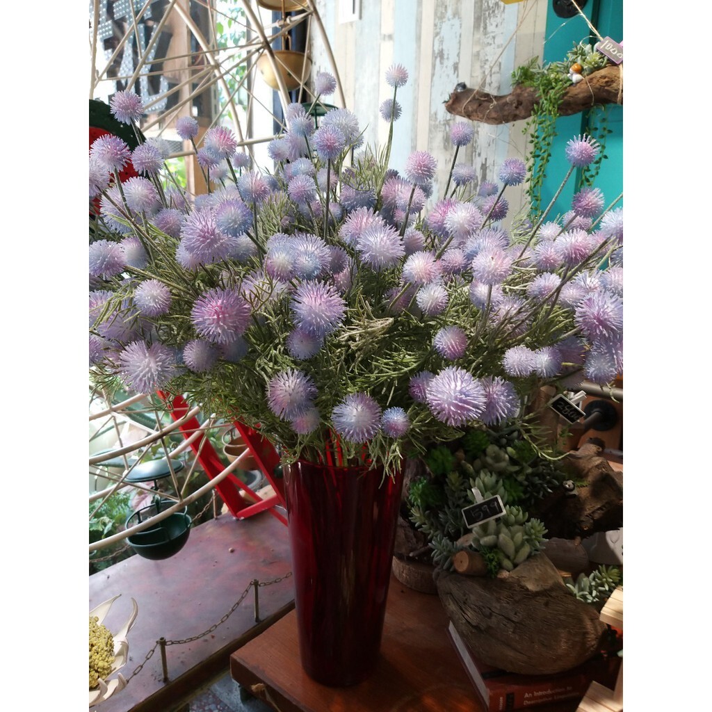 【台灣現貨速發】紫色薑師果//(人造花)**有現貨