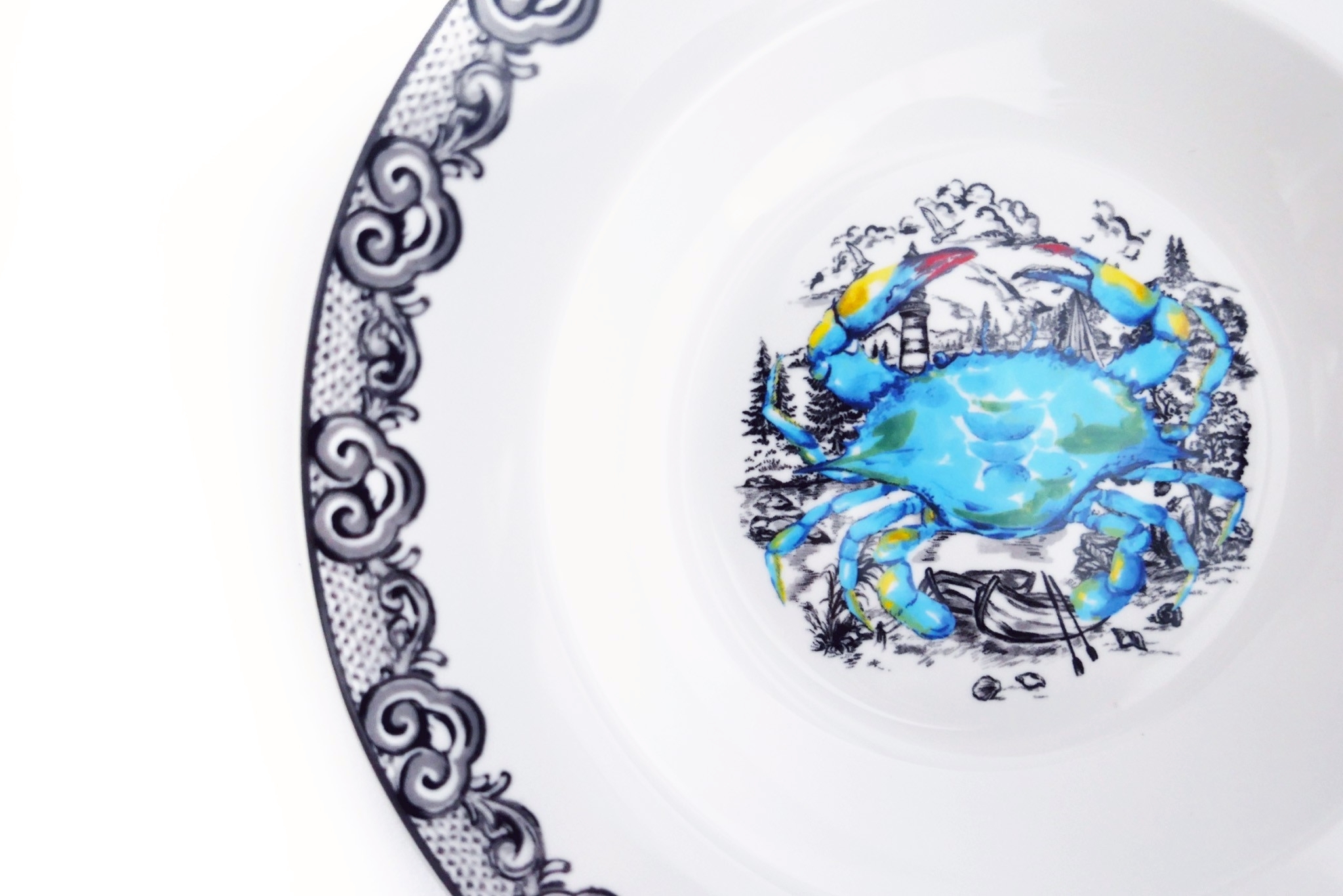 KEYHOLE｜Ombre Ocean系列 - SAPIDUS 沙拉碗 21.5cm