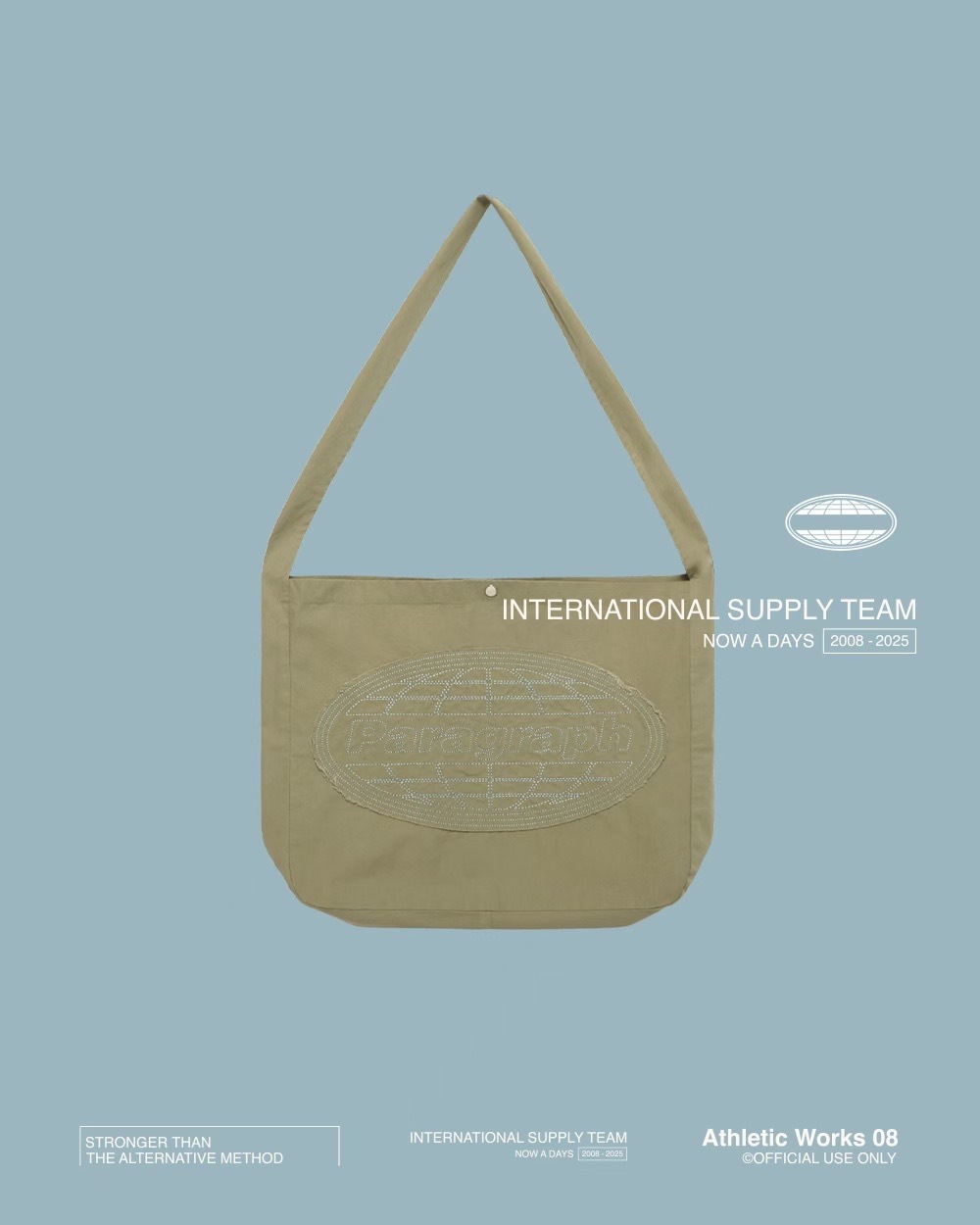 Paragraph 25FW 012 刺繡 鈕扣 單肩 小包