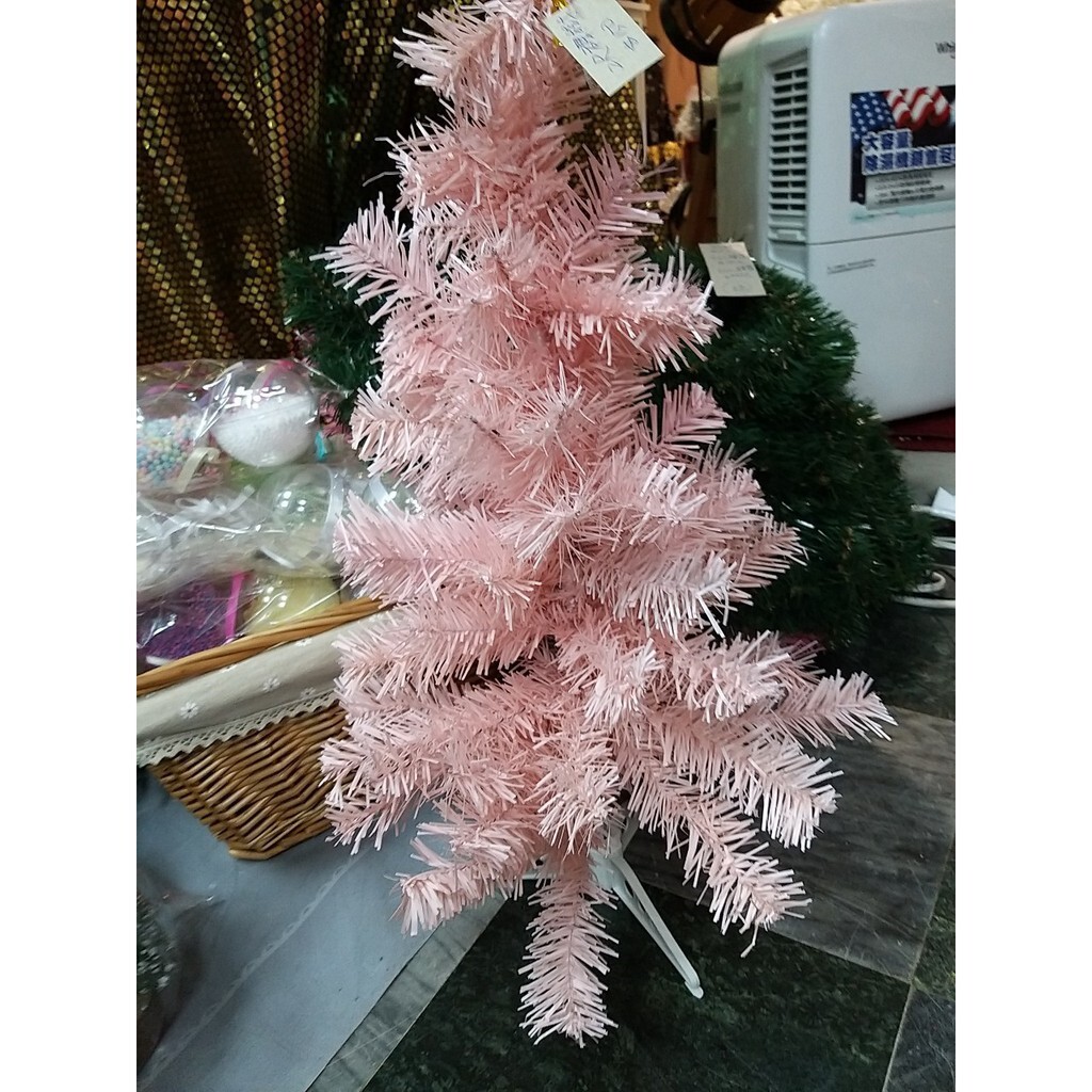 【台灣現貨速發】聖誕樹 ｜2尺粉色