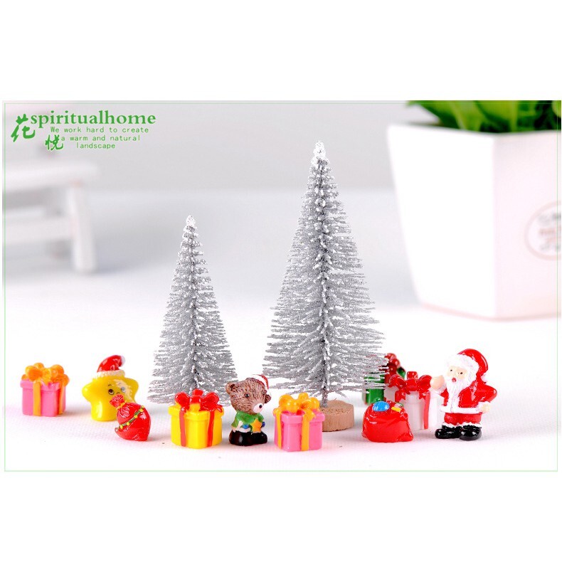 【台灣現貨速發】聖誕樹 小聖誕樹｜7.5公分 迷你聖誕樹 松針 微景觀配件｜批發７元