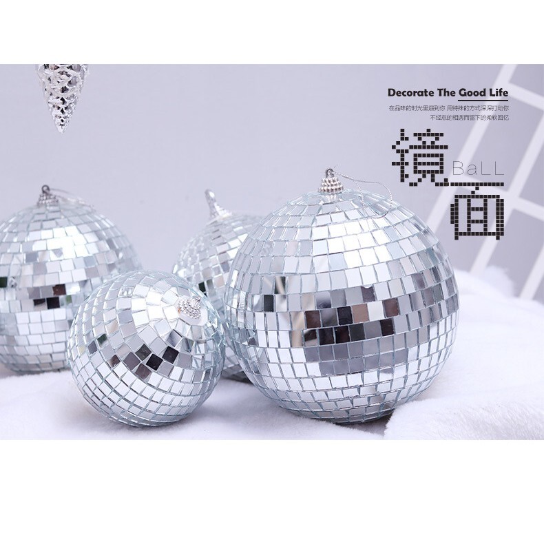 【台灣現貨速發】舞台燈光球**鏡面球//鏡片球//聖誕球(20公分)**有現貨