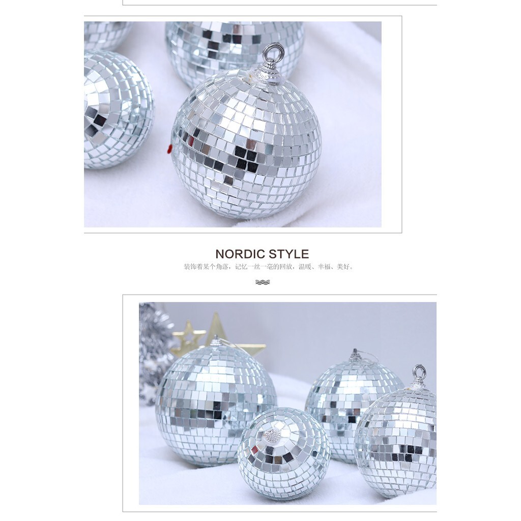 【台灣現貨速發】6公分鏡面球｜一顆20元｜鏡片球 聖誕球 聖誕節裝飾