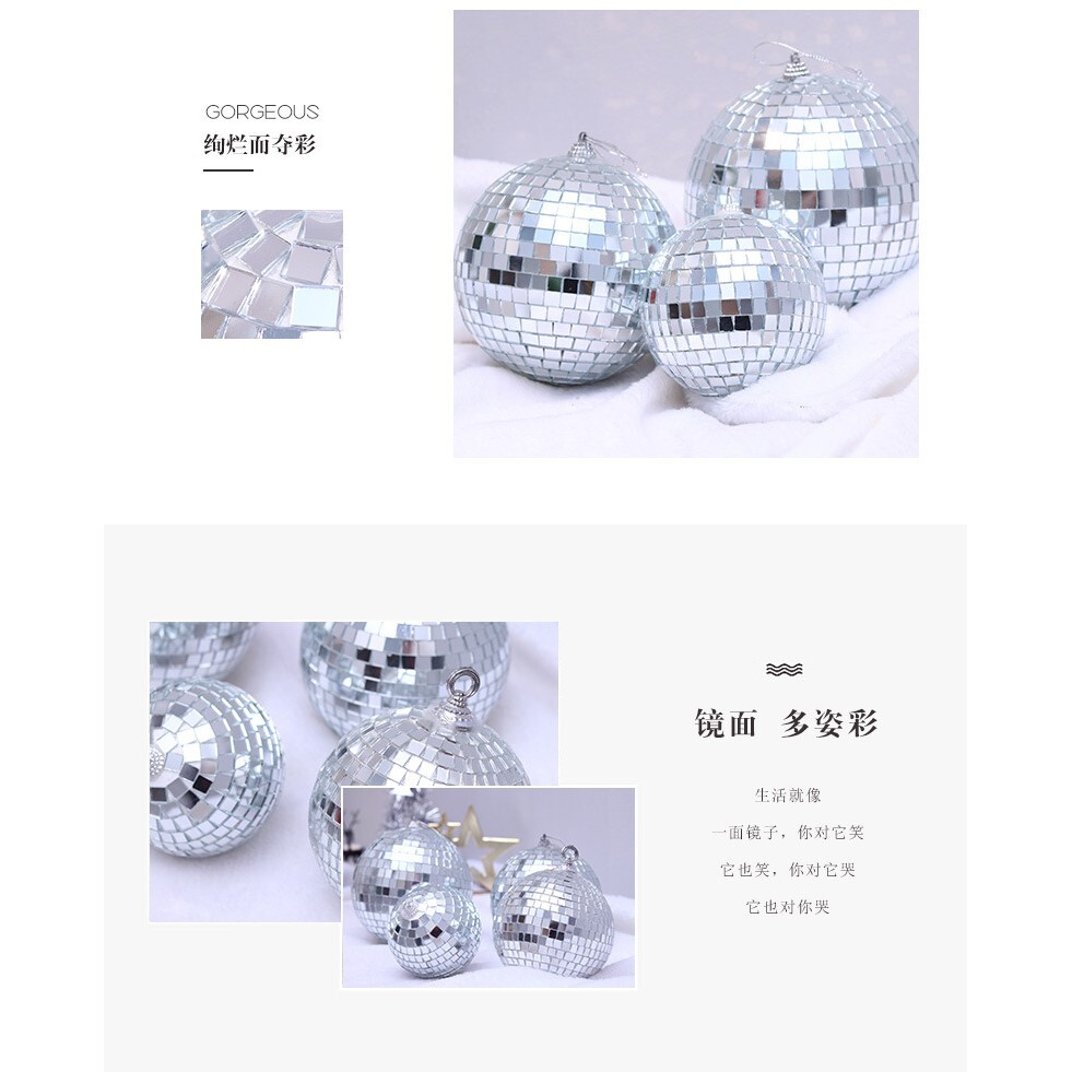 【台灣現貨速發】6公分鏡面球｜一顆20元｜鏡片球 聖誕球 聖誕節裝飾