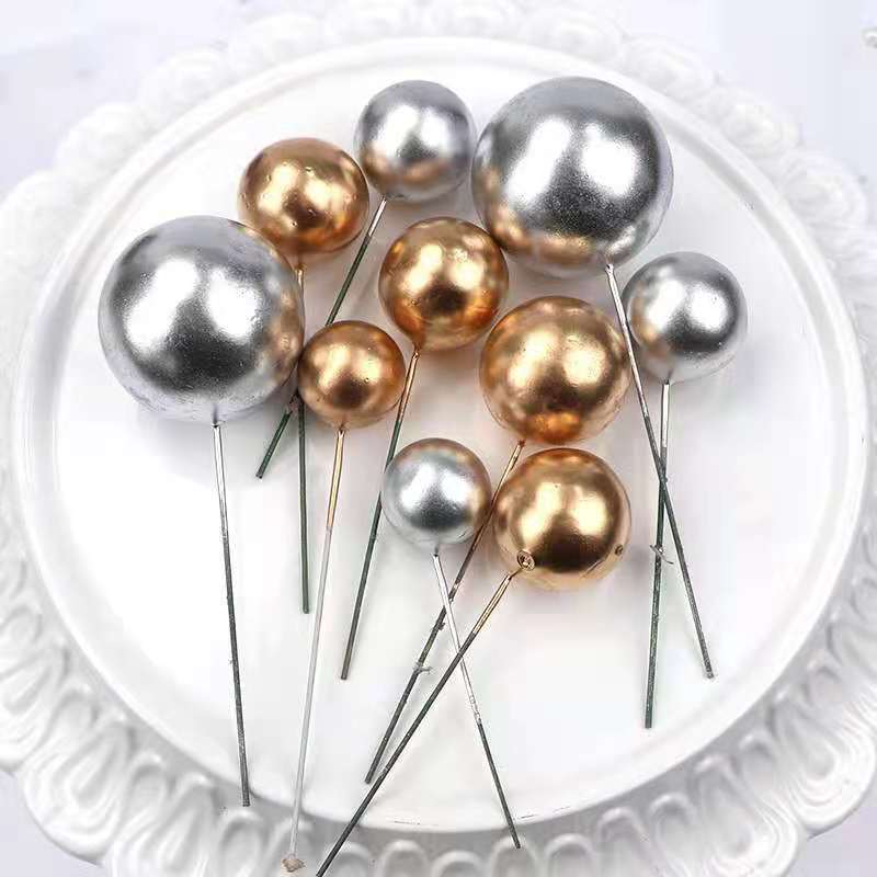 【台灣現貨速發】金色 銀色 馬卡龍色 果子枝｜4公分果子枝｜⚠️一次最少出貨５枝