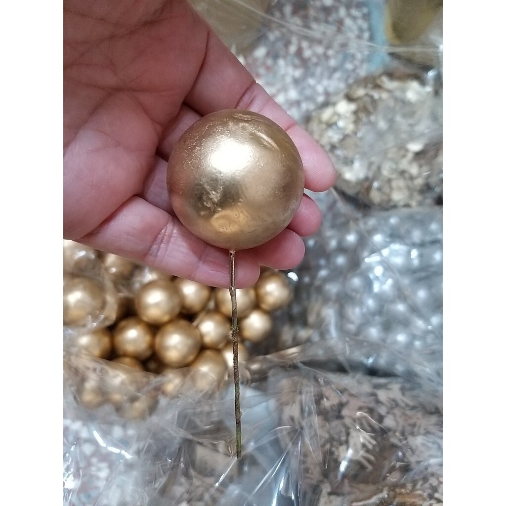 【台灣現貨速發】金色 銀色 馬卡龍色 果子枝｜4公分果子枝｜⚠️一次最少出貨５枝