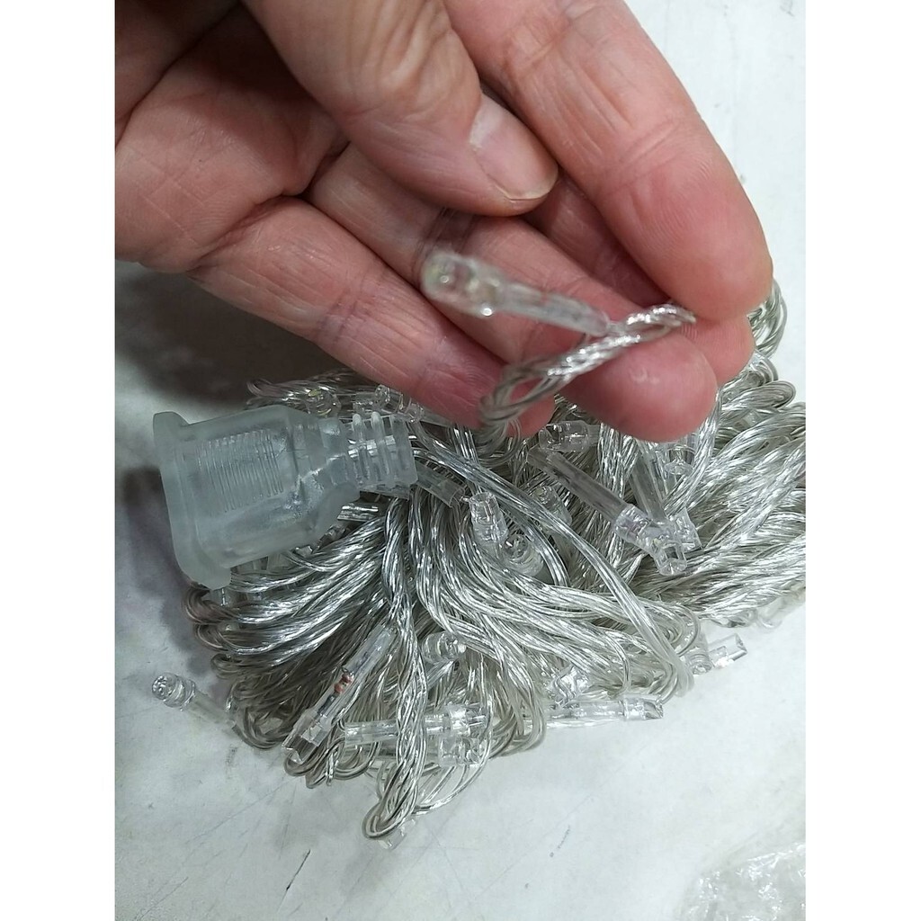 【台灣現貨速發】材料王批發*10米100燈LED燈串｜插電款150元