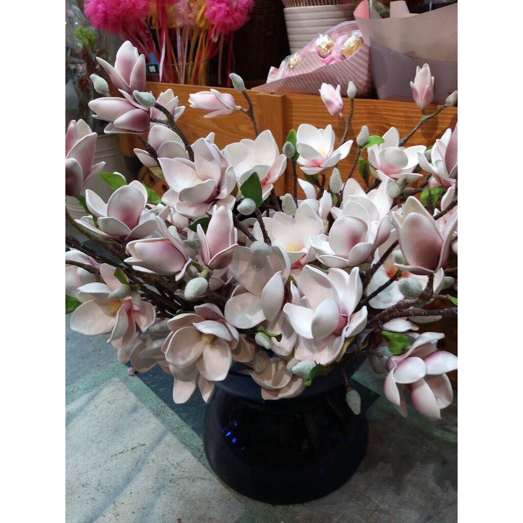 【台灣現貨速發】天目玉蘭花//2花一苞(人造花)