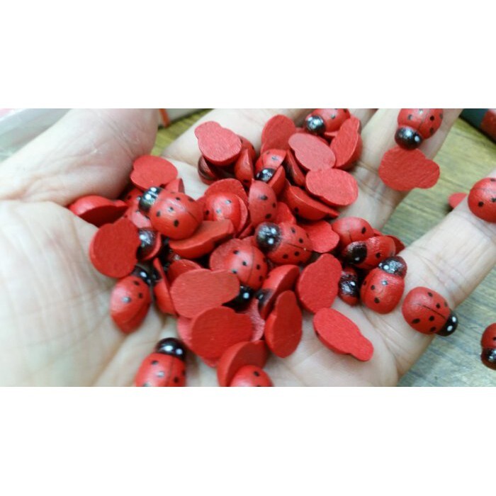 【台灣現貨速發】瓢蟲 手工材料｜1.3公分｜一個一元，一次出貨10個