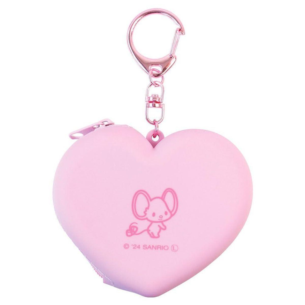 My Melody 心型迷你拉鏈包 散銀包 可放Airpod