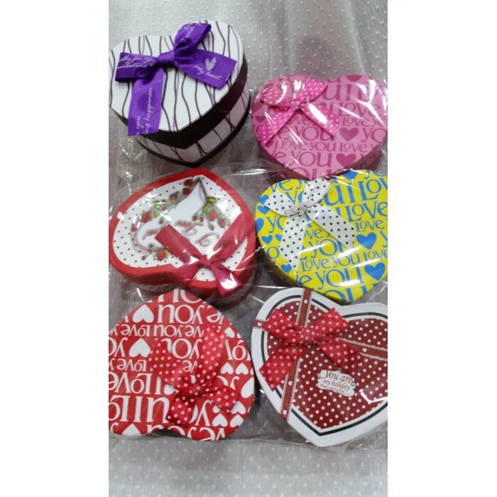 【台灣現貨速發】硬質心型禮物盒 愛心包裝盒｜🌟６－８款