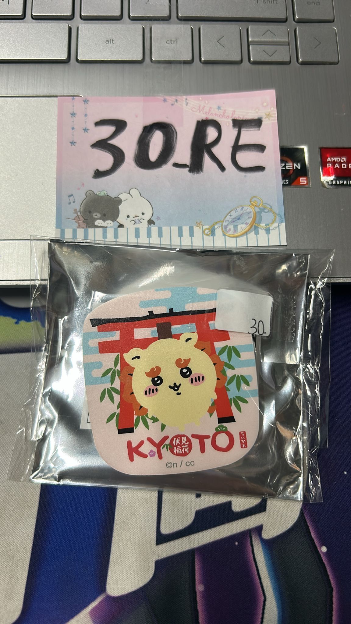 CHIIKAWA 伏見稻荷系列 風獅爺 襟章 (可夾) #30_RE