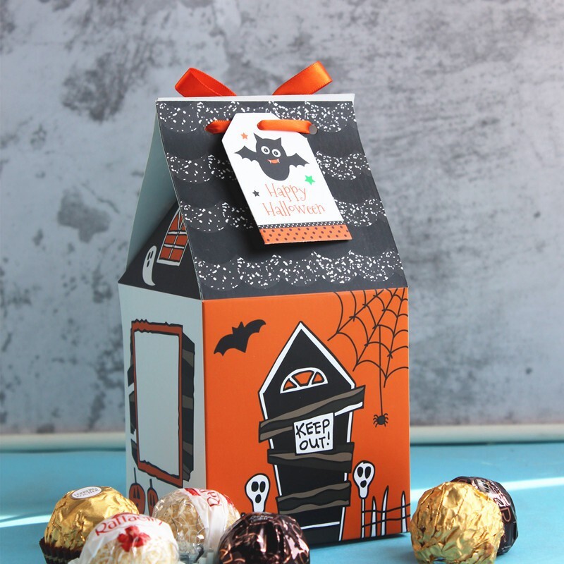 【台灣現貨速發】萬聖節 怪房子糖果盒｜糖果盒 禮物盒 一個8元