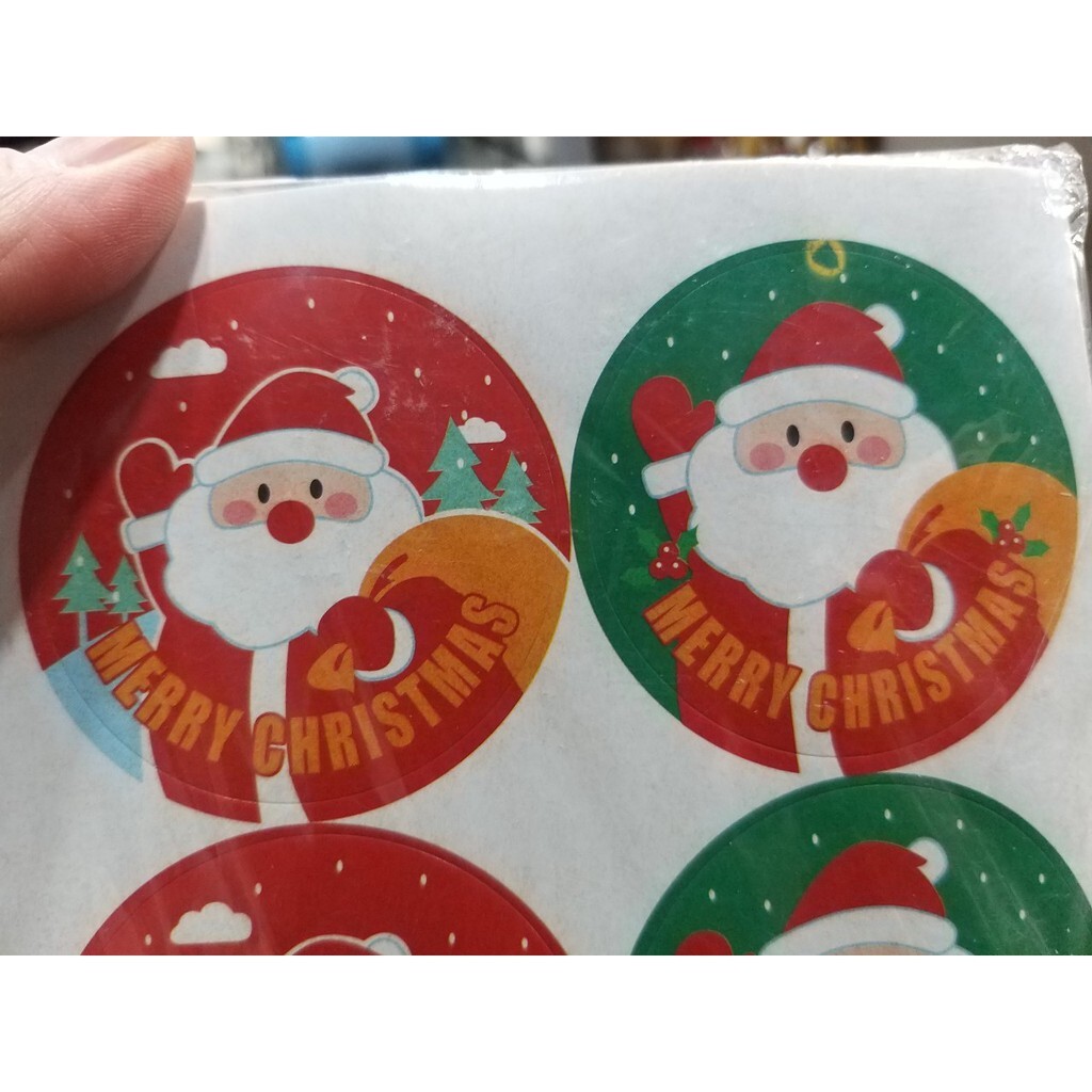 【台灣現貨速發】聖誕節-聖誕老公公送禮物 貼紙 聖誕老公公