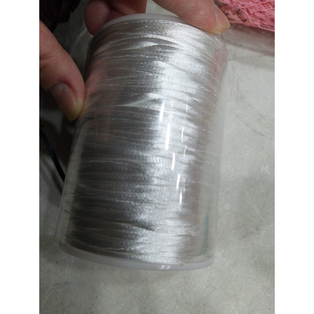 【台灣現貨速發】婚紗高腳杯材料--5號玉線///中國結線(黑色//白色)84碼100元