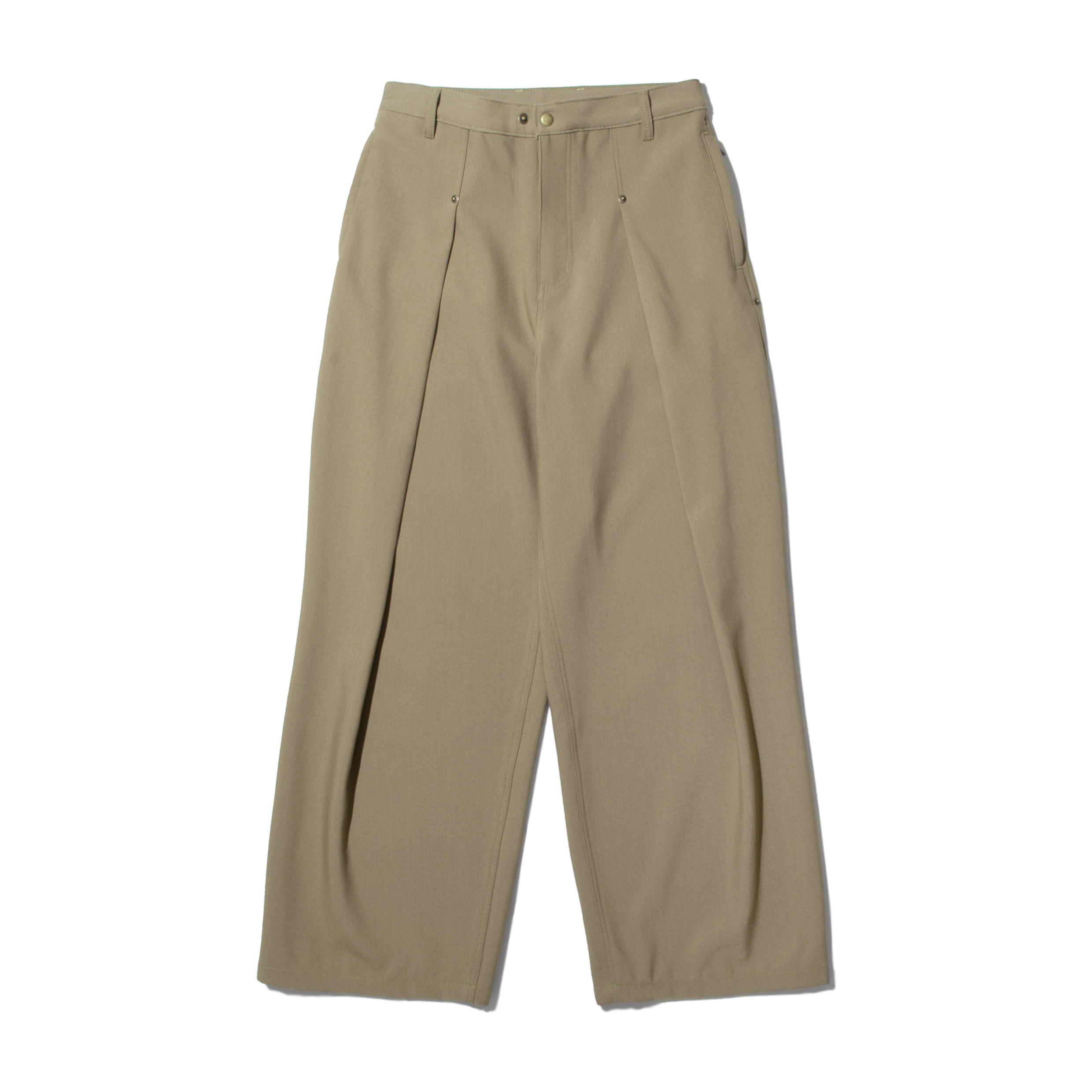 nul1.org Biofrost Mix Wool Pants Khaki [nu-P42]