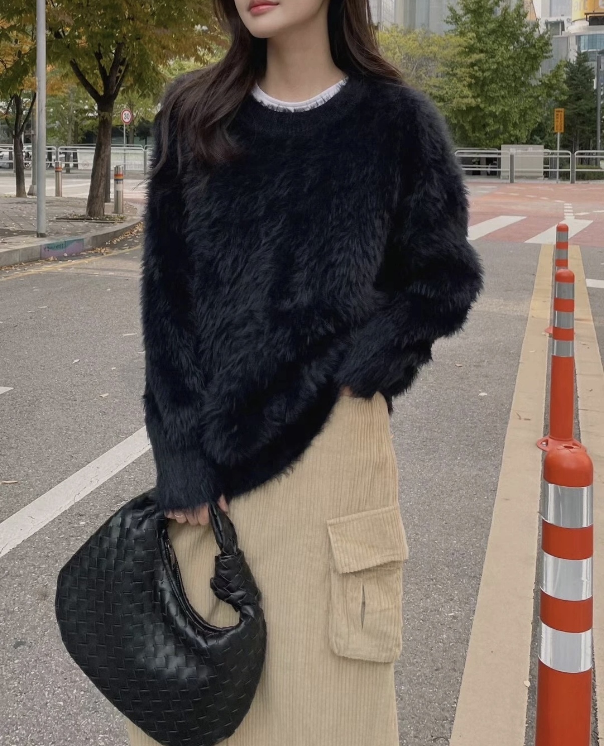 Bottega Veneta BV Jodie Regular Black 黑色