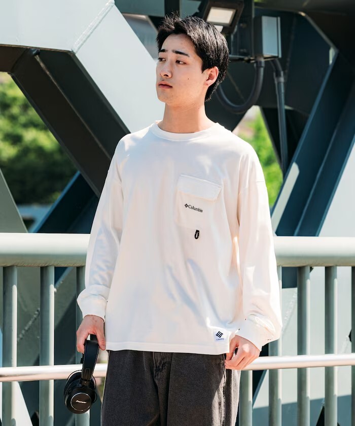 "代購" Columbia × FREAK'S STORE 別注 Imperial Park 長袖口袋TEE