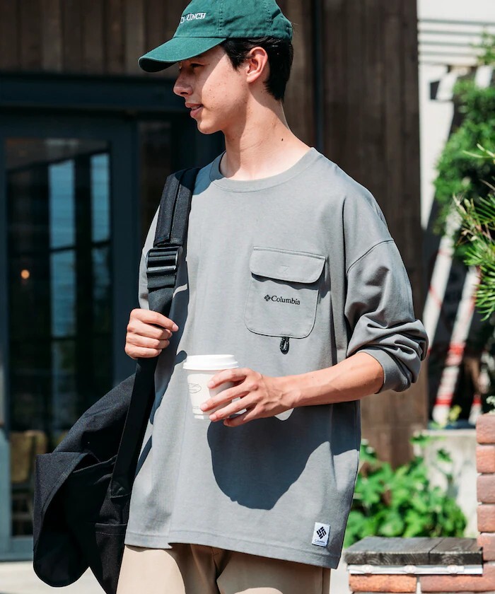 "代購" Columbia × FREAK'S STORE 別注 Imperial Park 長袖口袋TEE