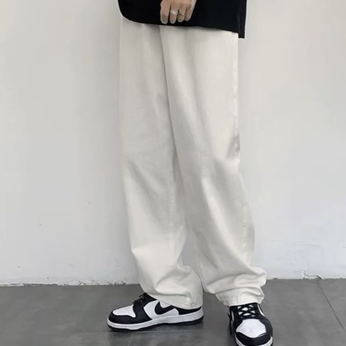 ANCHOR SMITH VINTAGE 復古直筒牛仔褲 炭灰/白/藍 三色 簡約 百搭