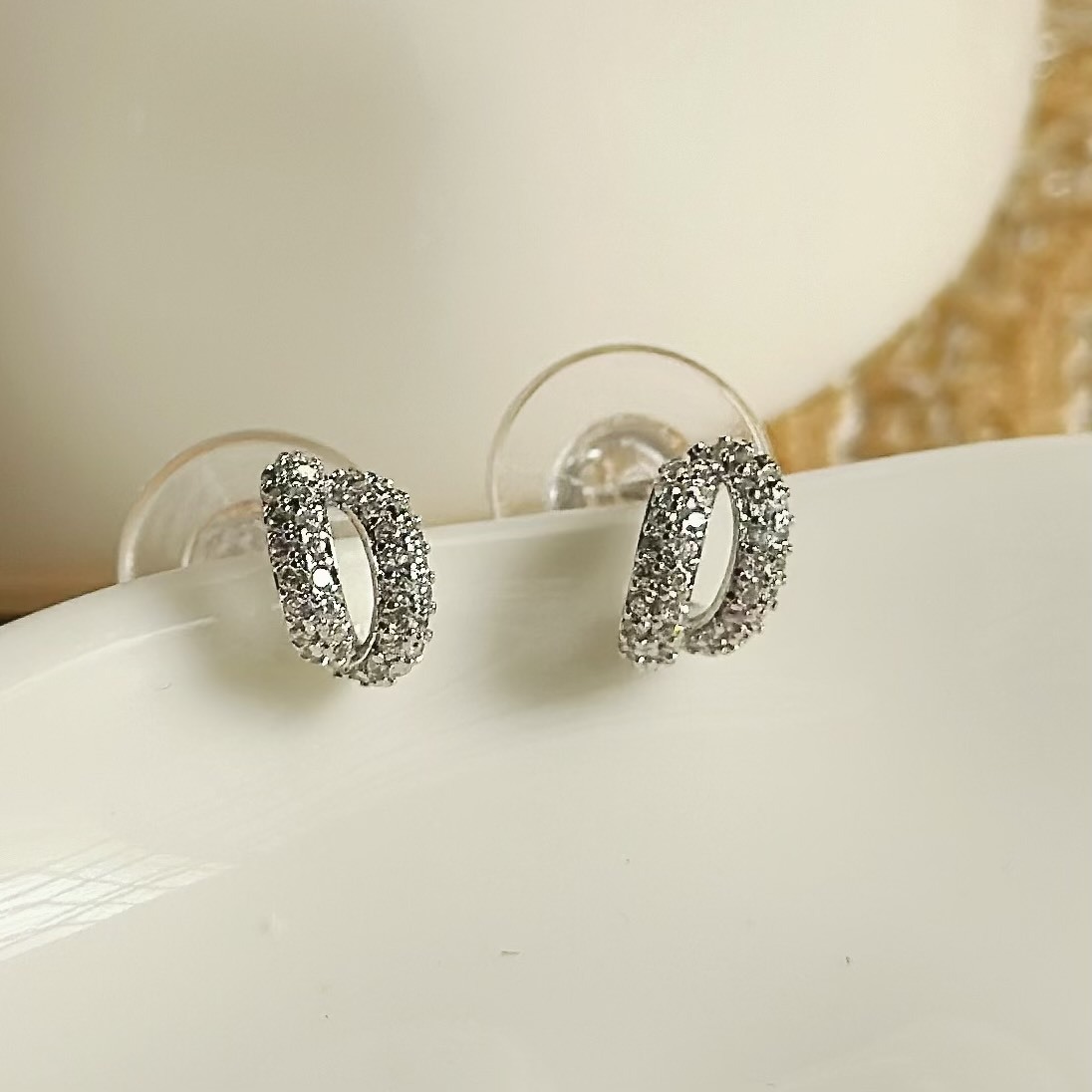 C162滿鑽雙層小款C字圈