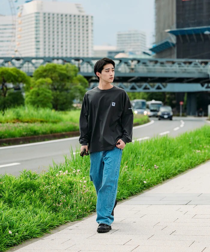 "代購" Columbia × FREAK'S STORE 別注 Imperial Park 側口袋長袖 TEE