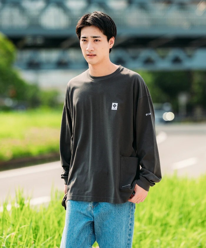 "代購" Columbia × FREAK'S STORE 別注 Imperial Park 側口袋長袖 TEE