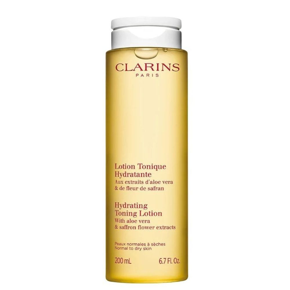 嬌韻詩 保濕爽膚露200ml含藏紅花和蘆薈提取物（適合中性至乾性肌膚）