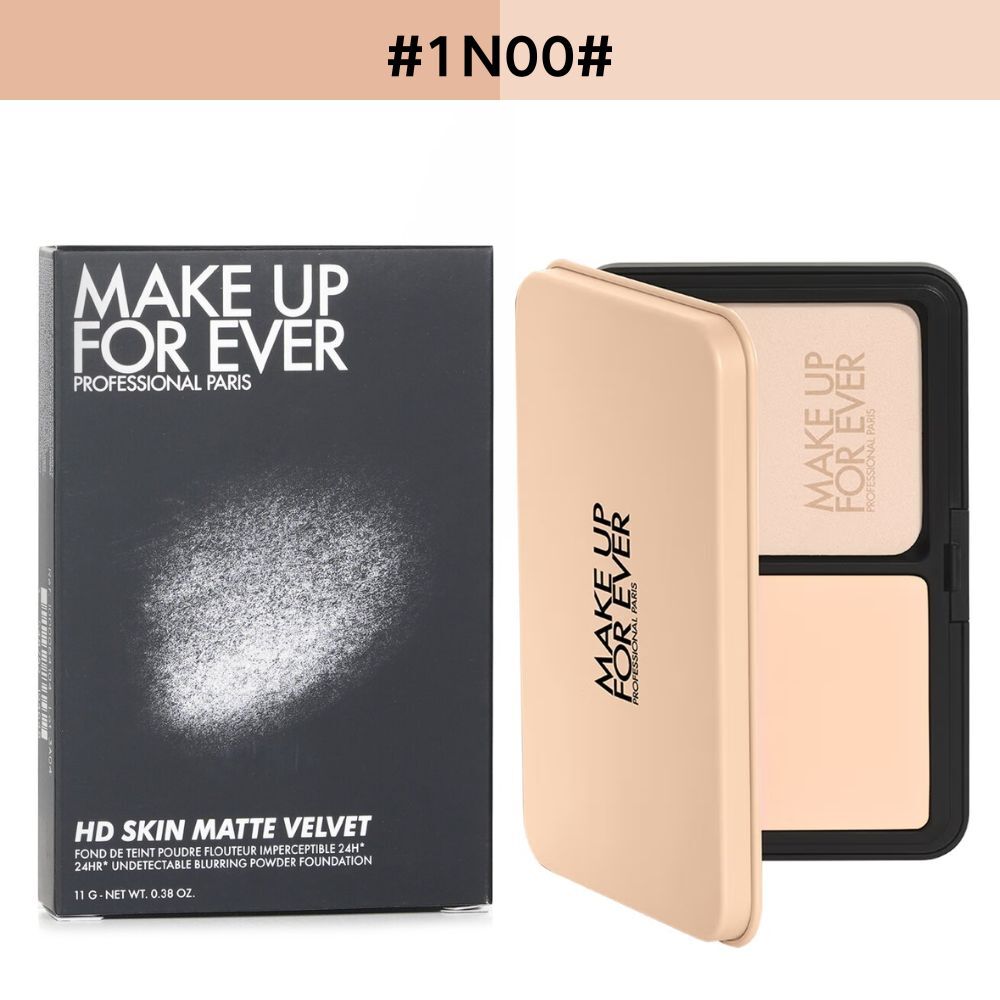 玫珂菲 全新仿真肌絲絨持妝粉餅 #1N00 Alabaster 11g 【有效期到26年9月】