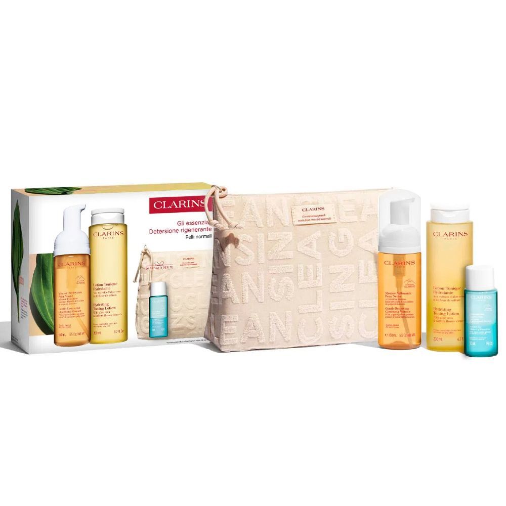 嬌韻詩 植萃煥膚套裝（潔面125ml/黃水200ml/卸妝水30ml/化妝袋）