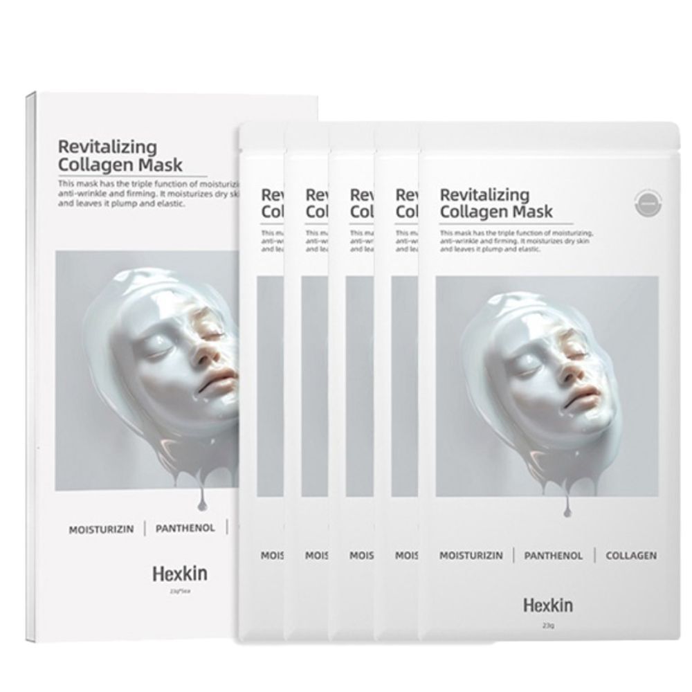赫詩琴  煥顏膠原蛋白面膜(白) 23g*5片