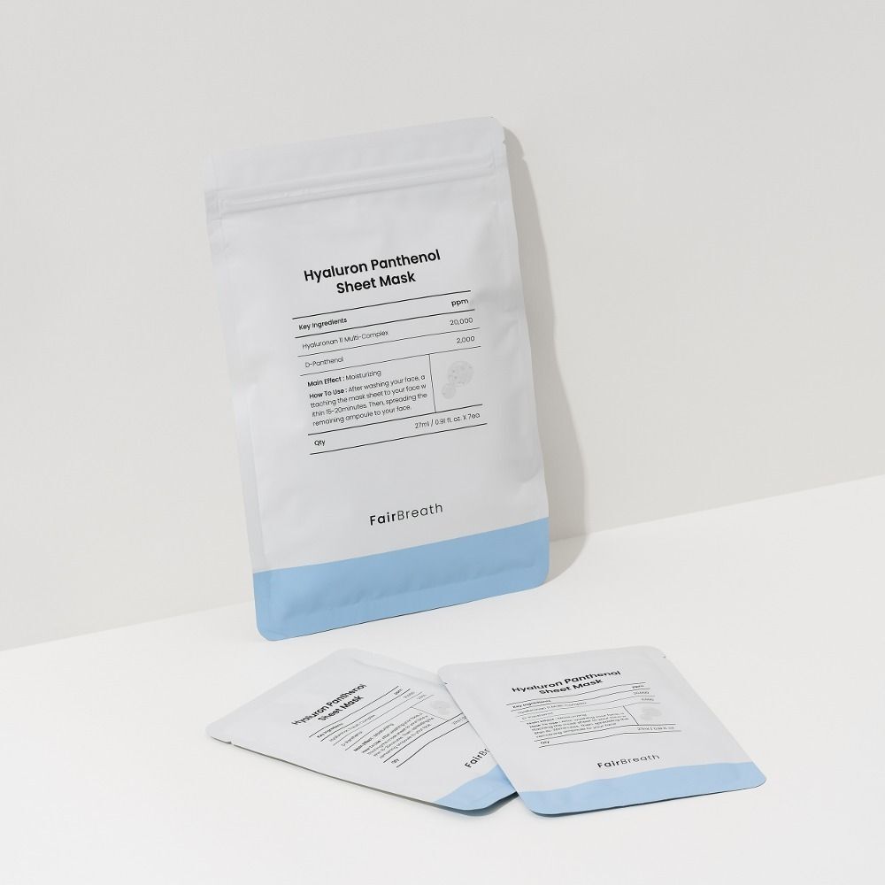 FairBreath 玻尿酸泛醇面膜 27ml*7片裝