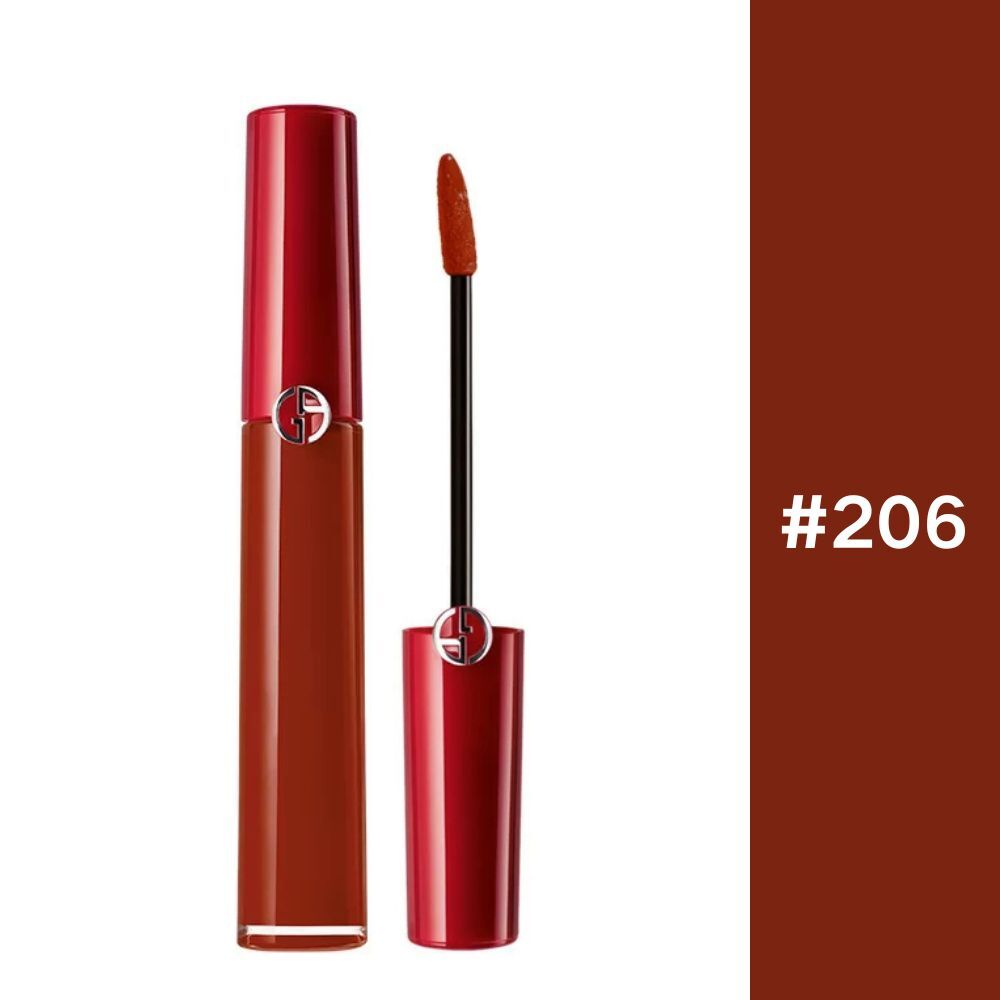 阿瑪尼 #206 Cedar Lip Maestro 絲絨啞亮唇釉 6.5ml