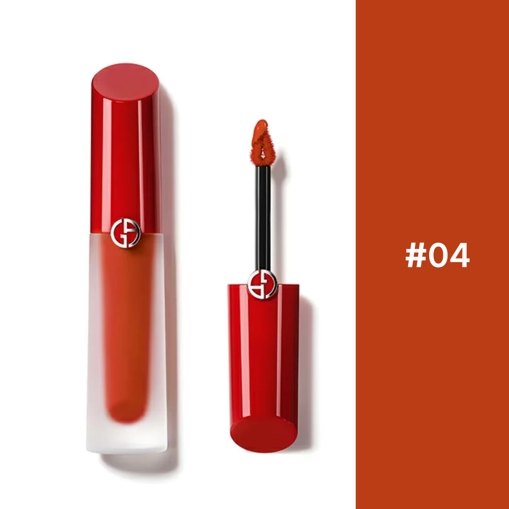 阿瑪尼 絲絨水漾唇釉 #04 半酵柚红 4ml