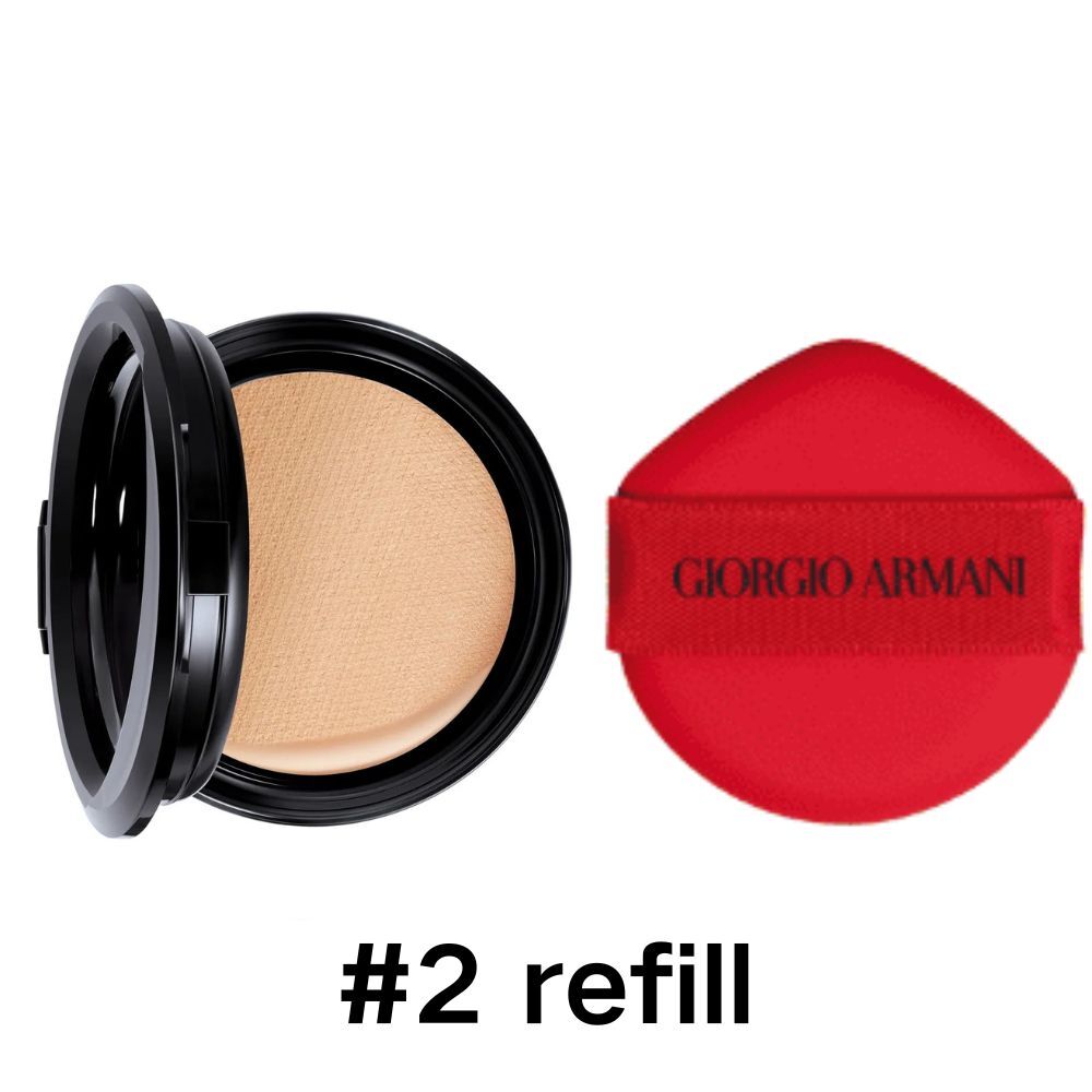 阿瑪尼 絲光輕透氣墊精華粉底替換芯 #2 15g 紅氣墊粉芯（外殼需要另外購買）
