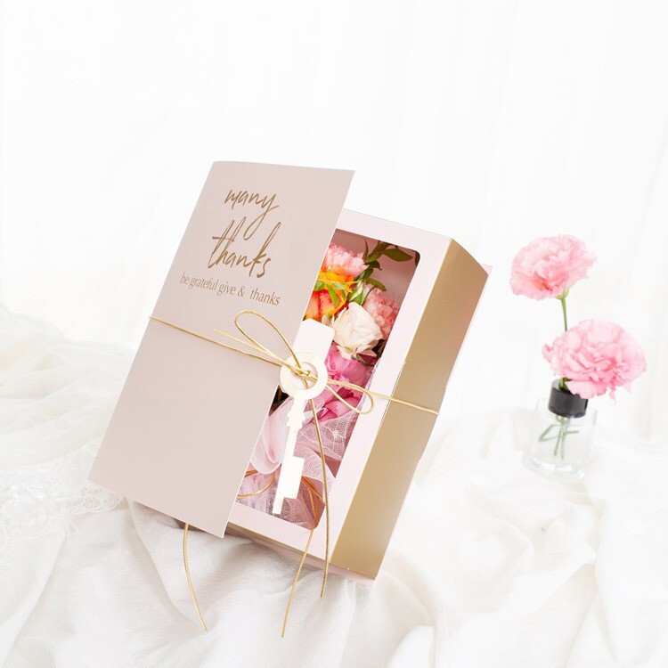 【台灣現貨速發】E32韓式書本盒// 表白情書盒//金鑰匙花盒