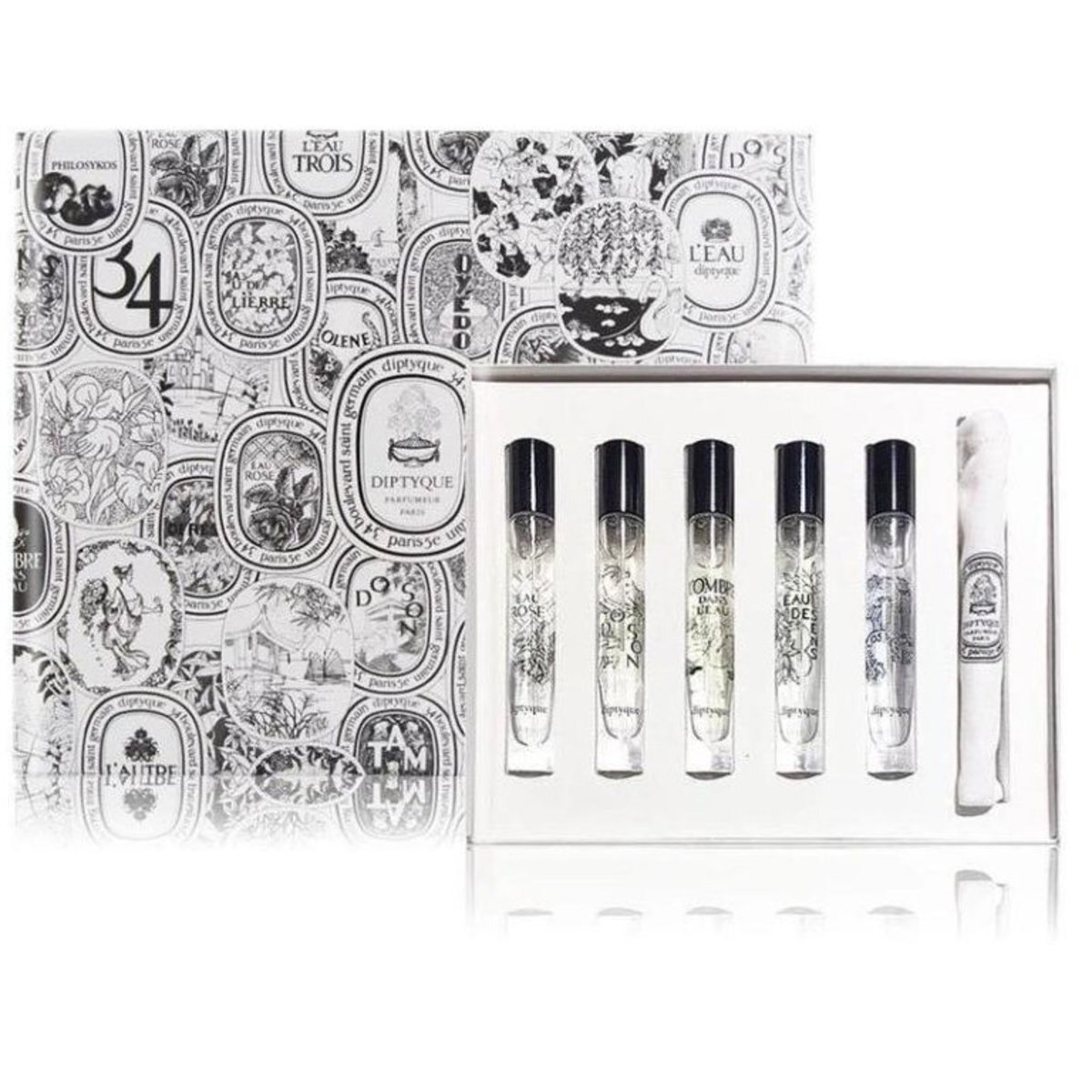 蒂普提克 經典淡香水禮盒 7.5ml*5  (影中水+玫瑰+無花果+杜桑+感官之水)